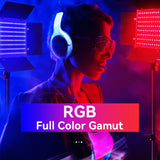 RGB LED Dimmable Tripod Bi Color Panel Light