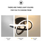 Circle Intercept Shape LED Modern Minimalist Ceiling Lights Lamp