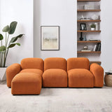 Convertible L Shaped Modern Comfortable Pillows Sofa