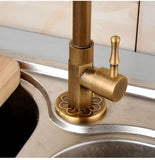 Kitchen Sink Antique 360 Rotation Single Hole Faucet