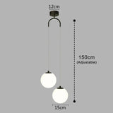Round LED Nordic Hanging Lamp Pendant Lights