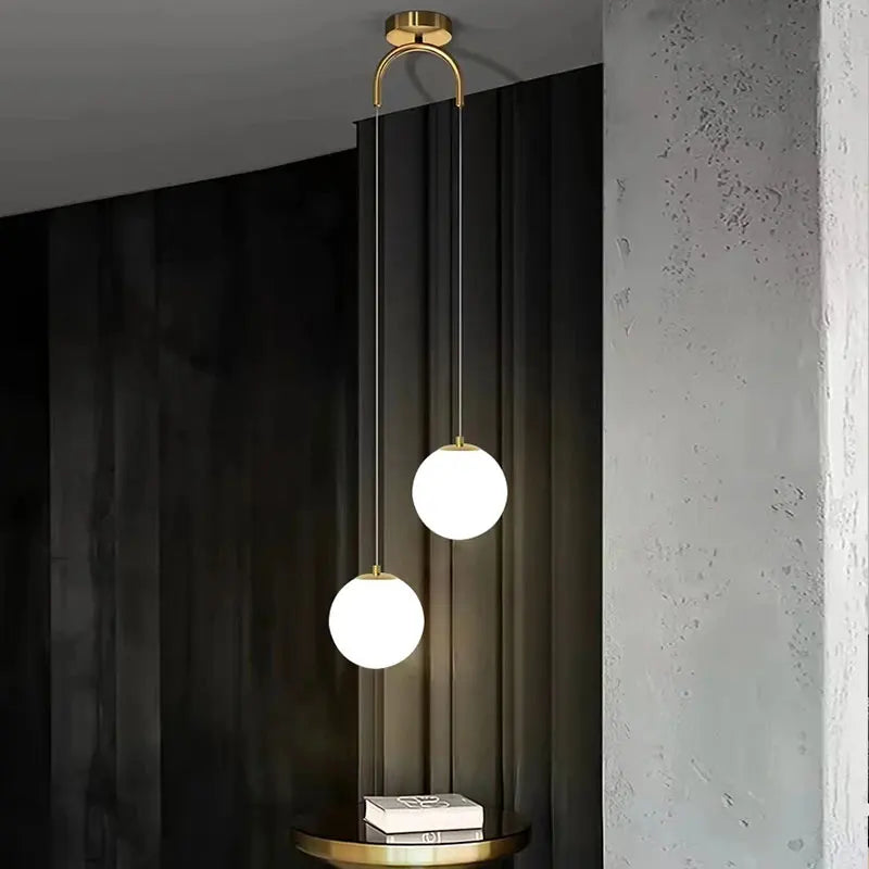 Round LED Nordic Hanging Lamp Pendant Lights