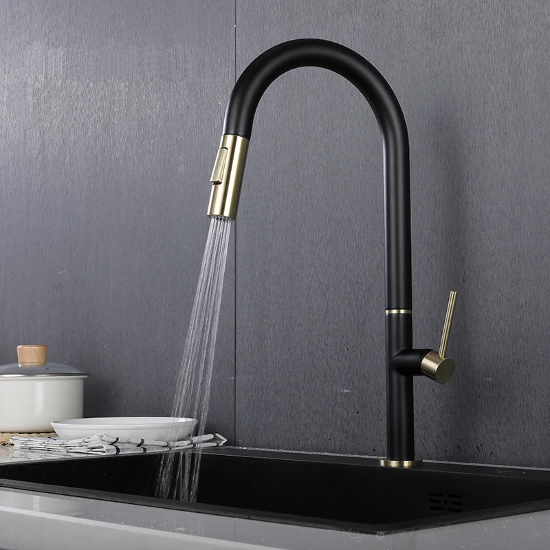 Smart Touch Sensor Rotate Kitchen Faucet