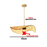 Rattan Bamboo Ceiling Hanging Lamp Pendant Light