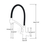 3 Way Kitchen Tap Extendible Shower Head 360° Faucet