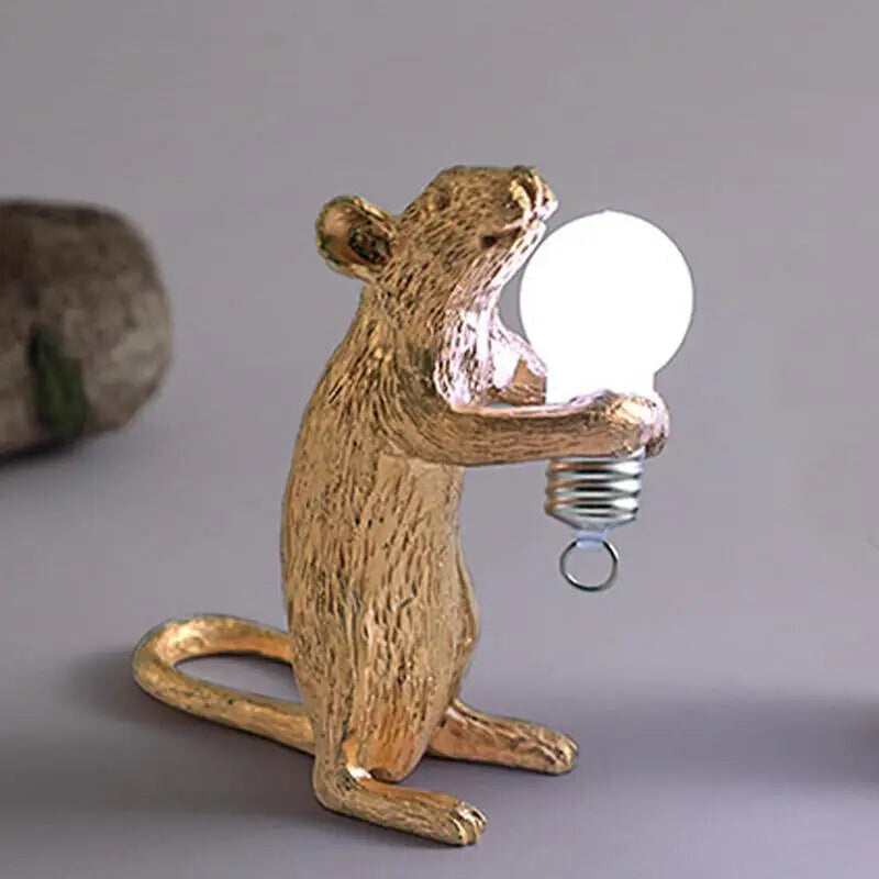 Modern Resin Mouse Decorative Table Lamp