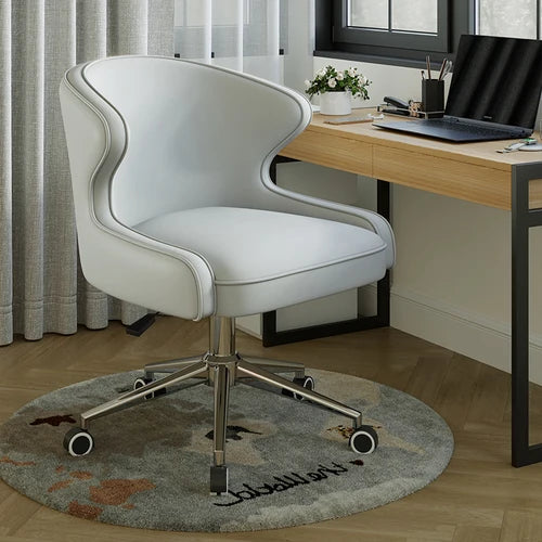 PU Adjustable Office Swivel Wheels Chair