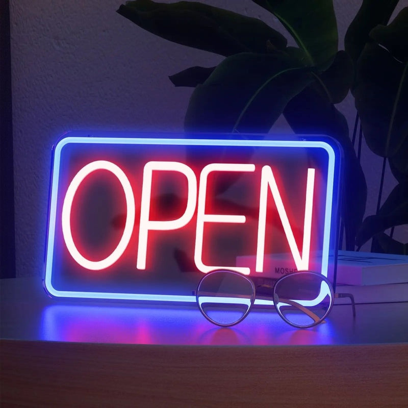 LED Neon Lights, OPEN Wall Sign