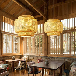 Chinese Style Handmade Bamboo Pendant Light