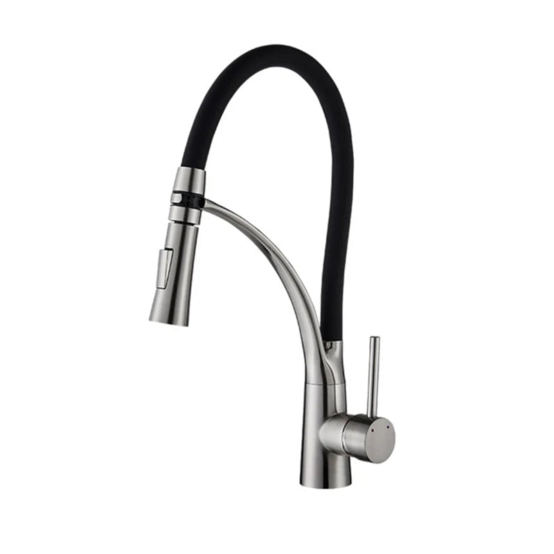 360 Degree Rotation Pull Down Sprayer Sink Faucet