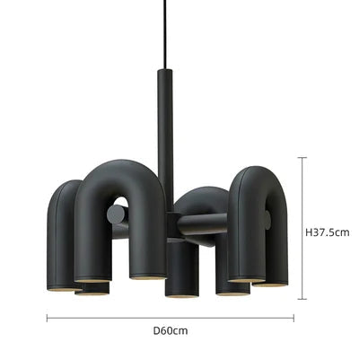 Modern Simple Bauhaus U Shaped Pendant Lamp