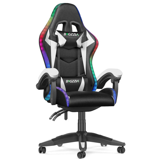 PU Leather Gaming LED Ergonomic Recliner Chair