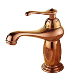 Gold Basin Finish Brass Tap Bathroom Faucet