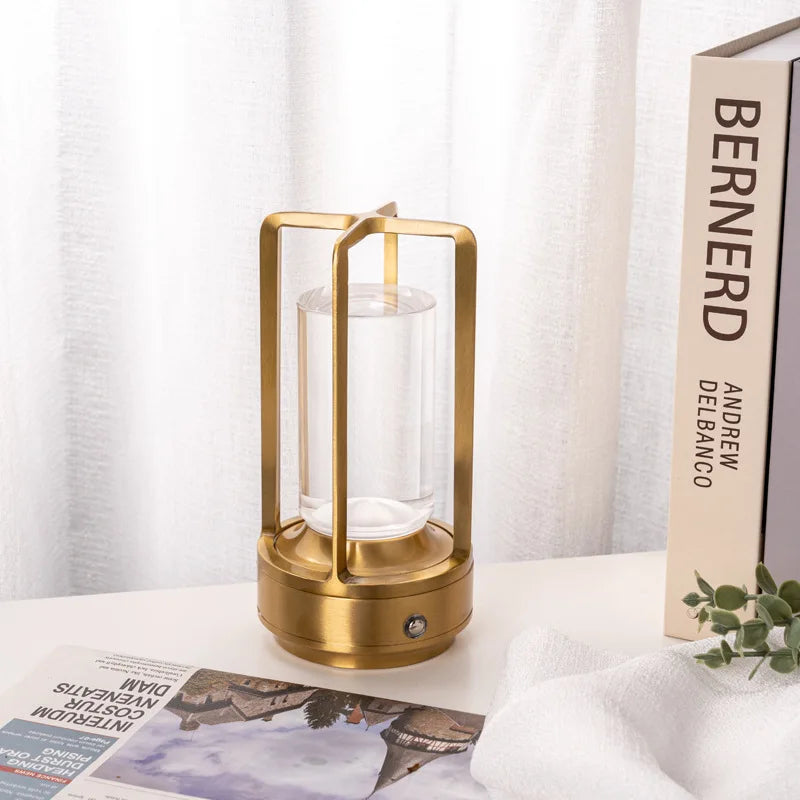 Led Cordless Industrial Style Desk Table Lamp