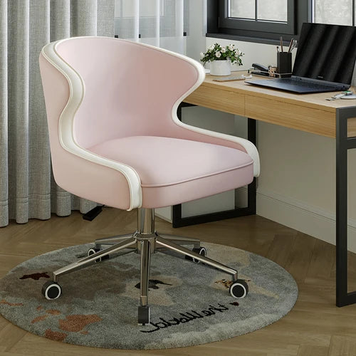 PU Adjustable Office Swivel Wheels Chair