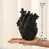 Modern Ornament Heart Shaped Resin Vase