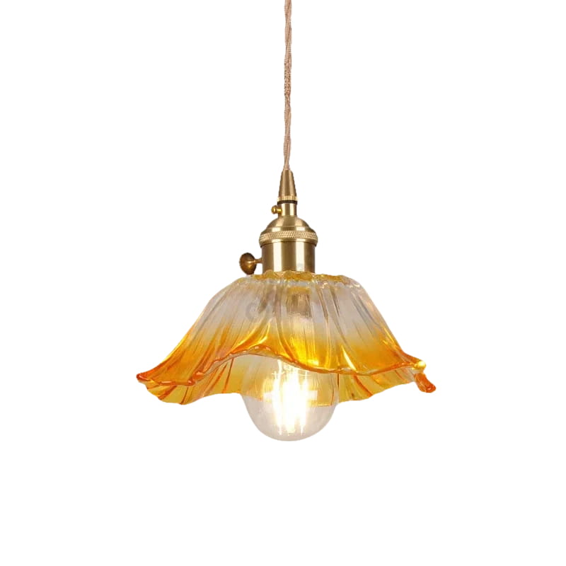 Modern Glass LED Pendant Switch Hanging Lamp