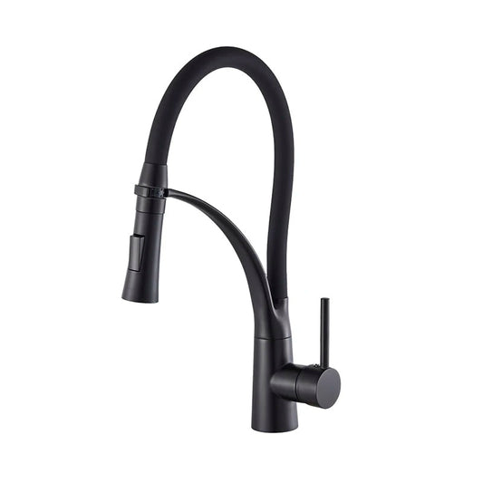 360 Degree Rotation Pull Down Sprayer Sink Faucet