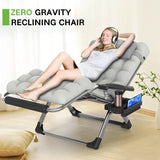 Outdoor Adjustable Recliner Lounge Cushion Chair