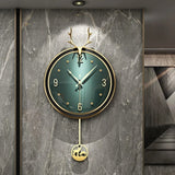 Luxury Modern Wall Clock Large Mechanism with Pendulum