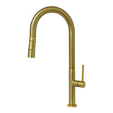 360 Rotation Pull Out Deck Mounted Sink Kitchen Faucet
