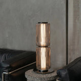 Nordic LED Stand Lighting Smoke Glass Floor Lamp