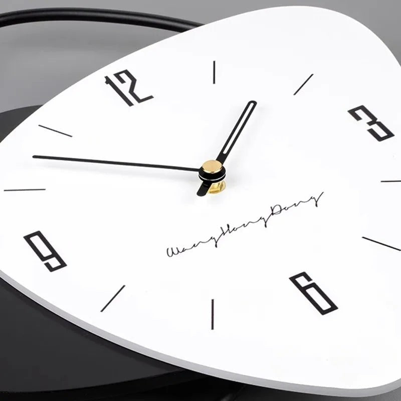 Wall Clock European Pendulum Digital Modern Aesthetic