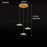 Nordic Circular Modern Chandelier Pendant Lamp