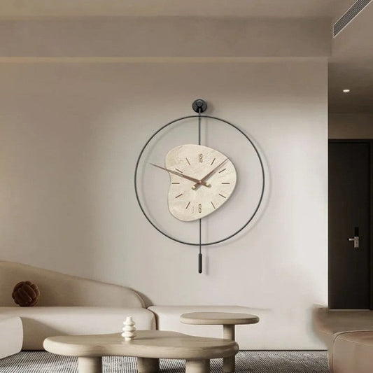 London Luminous Wall Clock Digital Minimalist Pendulum