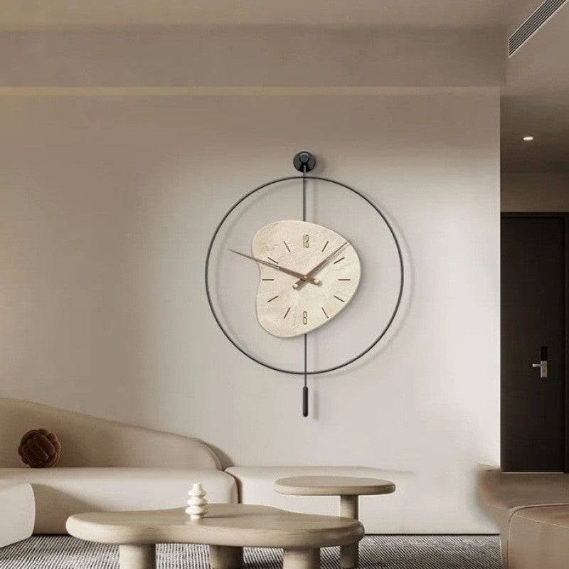 London Luminous Wall Clock Digital Minimalist Pendulum