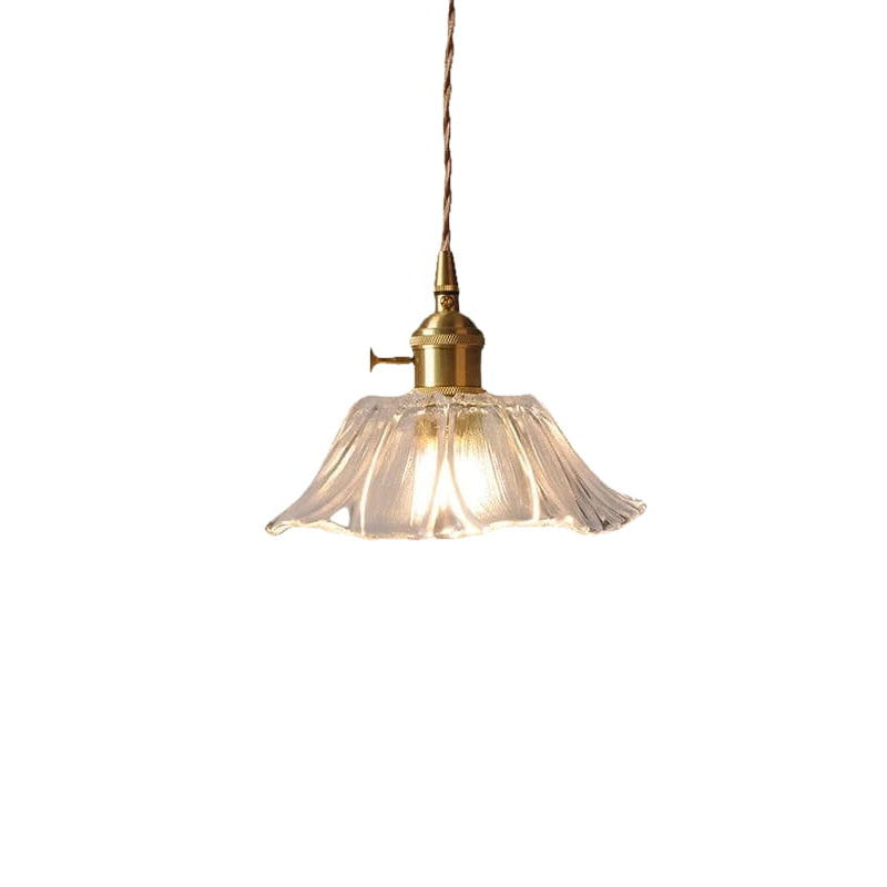 Modern Glass LED Pendant Switch Hanging Lamp