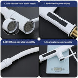 LED Panel Deck Mounted Flexible Hose Sink Kitchen Faucet