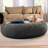 Sherpa Ultra Soft Oversized Round Fluffy Bean Bag