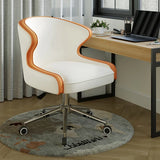 PU Adjustable Office Swivel Wheels Chair