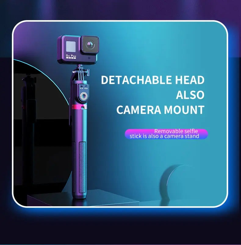 Bluetooth Selfie Stick Tripod with Remote Control