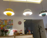 Nordic Flower Semicircular Hanging Pendant Lamp