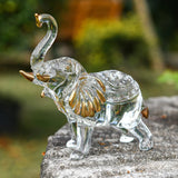 Decoration Of Glass Animal Statues For Tables