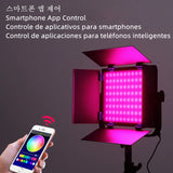 RGB LED Dimmable Tripod Bi Color Panel Light