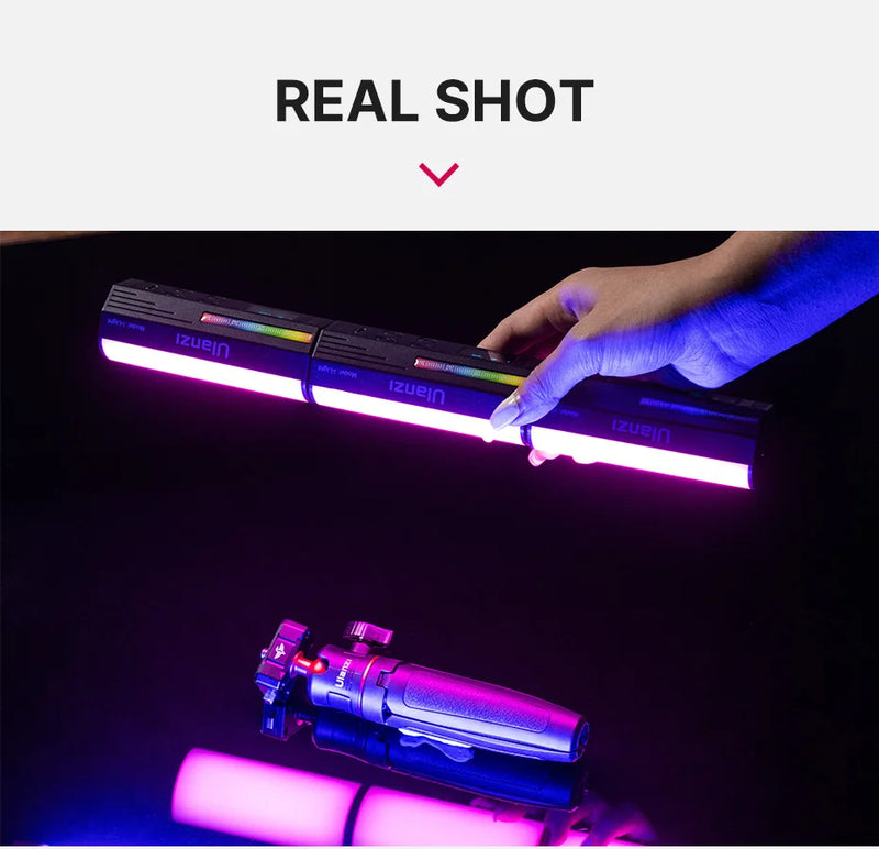 RGB Tube Portable Rechargeable Battery Fill Light