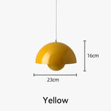Nordic Flower Semicircular Hanging Pendant Lamp