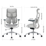 Ergonomic Office Lumbar Support Adjustable Recliner Chair