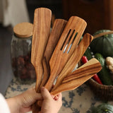 Wooden Kitchen Utensils, Spatula, Spoon