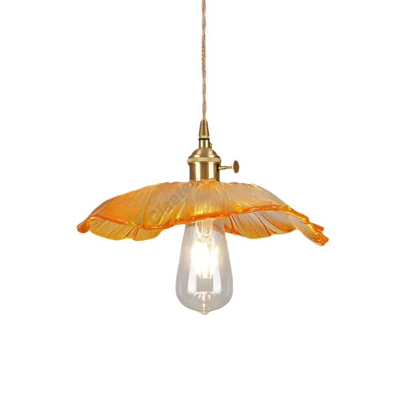 Modern Glass LED Pendant Switch Hanging Lamp