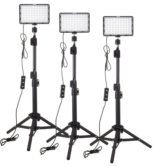 RGB LED Video Photo Studio Lamp Tripod Panel Light