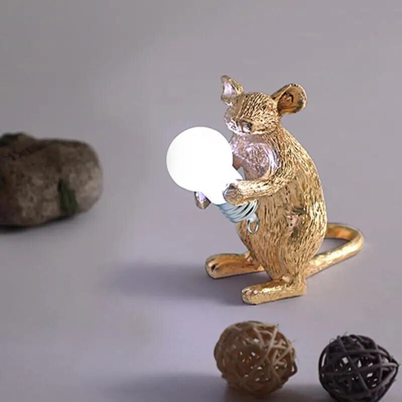 Modern Resin Mouse Decorative Table Lamp