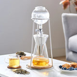 Glass Handmade Extraction Ice Drop Shaped Coffee Pot