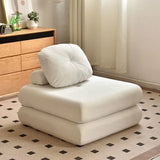 Corduroy Futon Sponge Filling Lumbar Pillow Armless Sofa