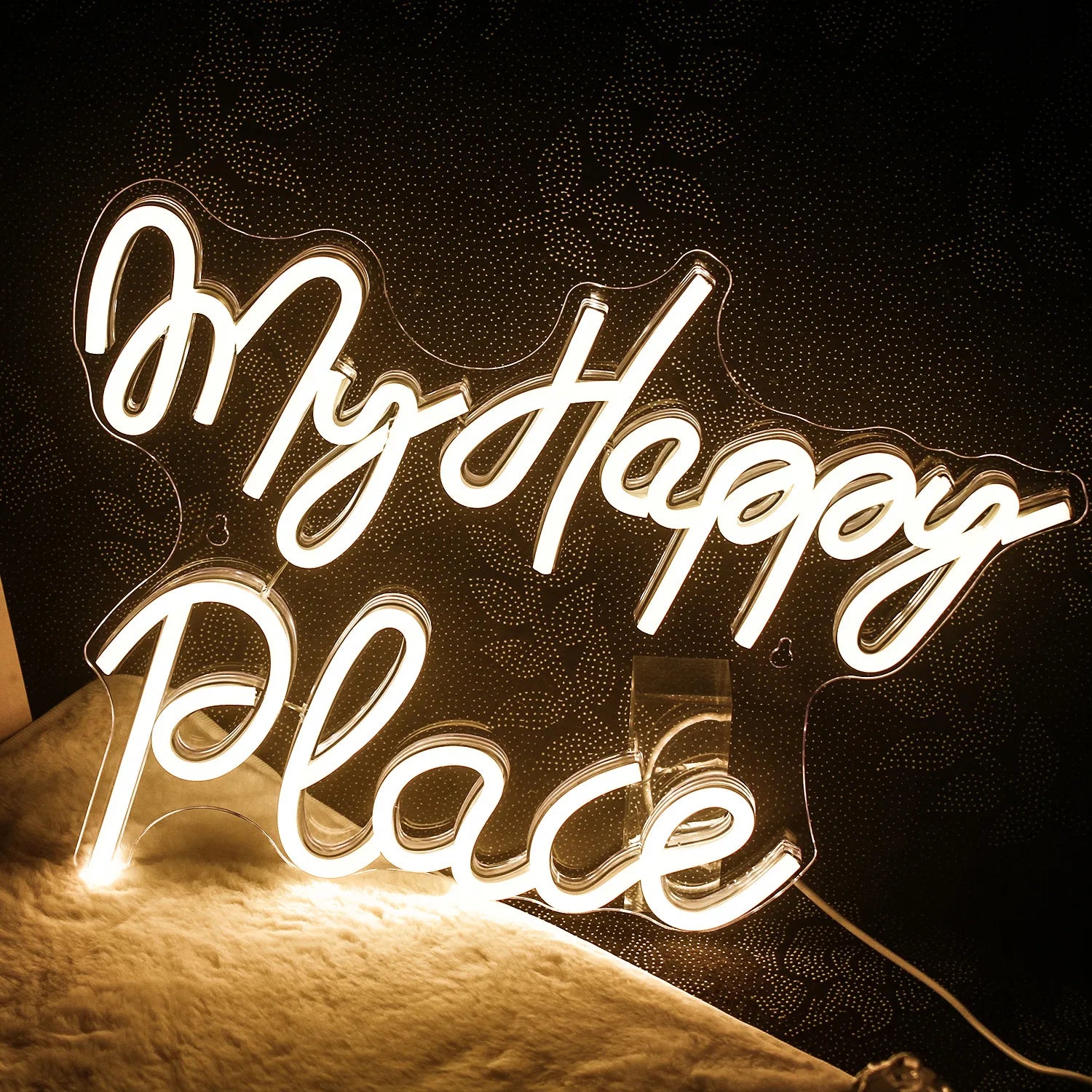 My Happy Place Neon Sign