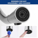 360° Rotation Sprayer Extendable 3 Jet Kitchen Faucet