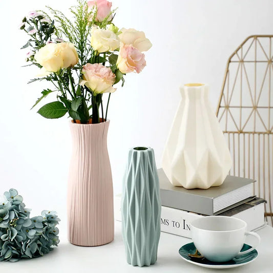 Modern Decor Nordic Abstract Plastic Table Top Vase